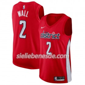 Herren NBA Washington Wizards Trikot John Wall 2 2018-19 Nike Rot Swingman